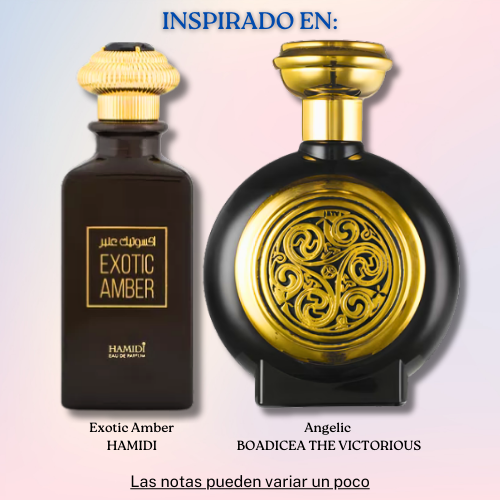 Exotic Amber EDP 85 ML For Woman - Hamidi - (Inspirado en Angelic)