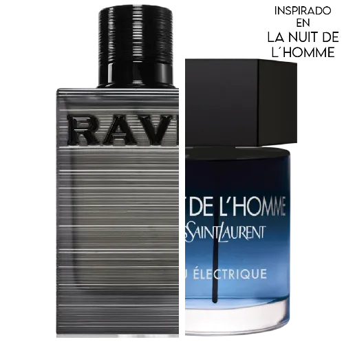 Rave Nuit Parfaite EDP 100 ML For Men - RAVE By Lataffa (La Nuit De L'homme Bleu Électrique)