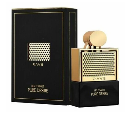 Les Femmes Pure Desire Gold EDP 100 ML for Women - Rave (Inspirado en Ambre)