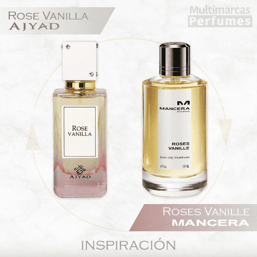 Rose Vanilla EDP 100 ML - Ajyad (Inspirado en Roses Vanille)
