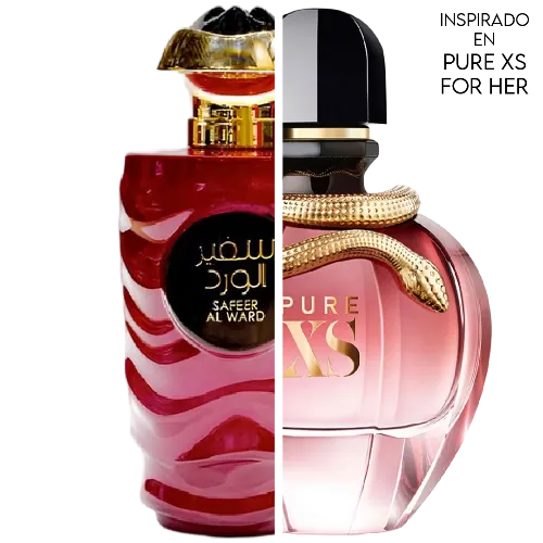 Safeer Al Ward  EDP 100 ML Unisex - Ard Al Zaafaran (Inspirado en Pure XS for Her)