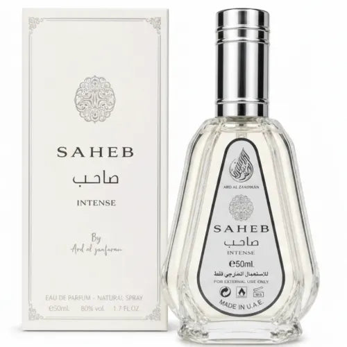 Saheb Intense EDP 50 ML Unisex - Ard Al Zaafaran (Inspirado en Imagination)