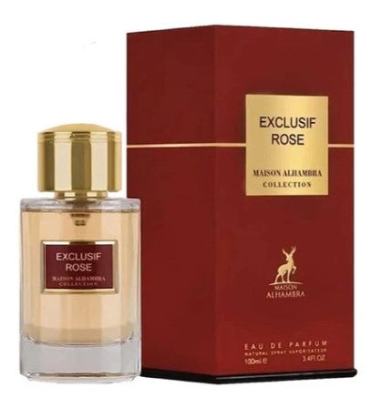 Exclusif Rose EDP 100 ML -  Maison Alhambra (Inspirado en Burning Rose)