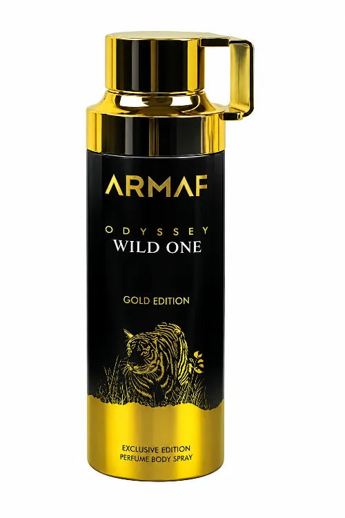 Odyssey Wild One Gold Edition Deo 200 ML for Men- Armaf (Inspirado en Sauvage)