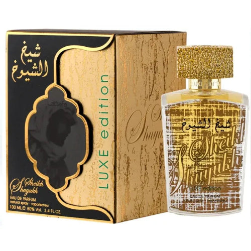 Sheikh Al Shuyukh Luxe EDP 100 ML Unisex - Lattafa - (Inspirado en Oud Bouquet).
