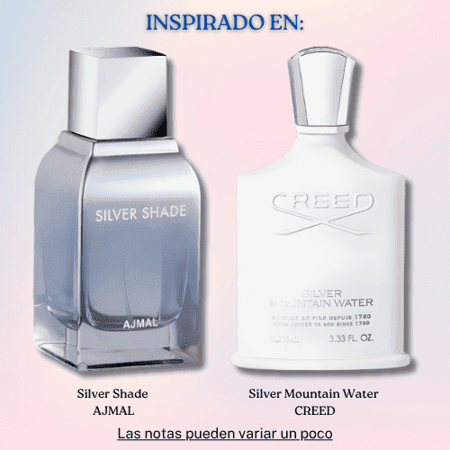 Silver Shade EDP 100 ML Unisex -  Ajmal - (Inspirado en Silver Mountain Water)