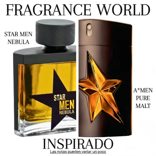 Star Men Nébula 100 ML - Fragrance World - (Inspirado en A*Men Pure Malt)