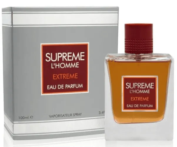 Supreme L’Homme EXtreme EDP 100 ML - Fragrance World - (Inspirado en L'Homme Idéal Extrême)