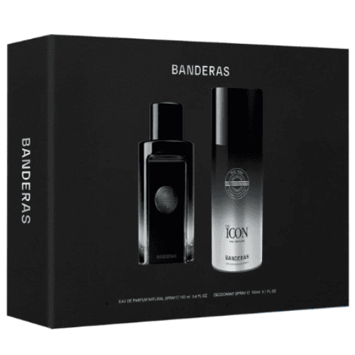 The Icon  EDP 100 ML + Deo 150 ML Set -  Antonio Banderas