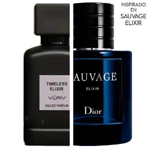 Timeless Elixir EDP 100 ML For Men - Vurv - (Inspirado en Sauvage Elixir)