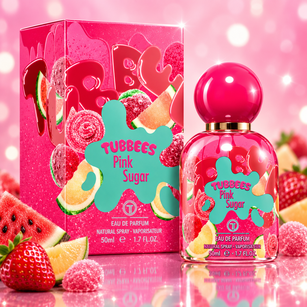 Tubbees Pink Sugar EDP  50 ML Unisex - Grandeur - (Inspirado en Delicious Cotton Candy)