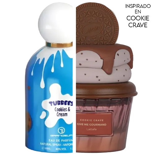 Tubbees Cookies & Cream EDP 50 ML Unisex - Grandeur - (Inspirado en Cookie Crave)