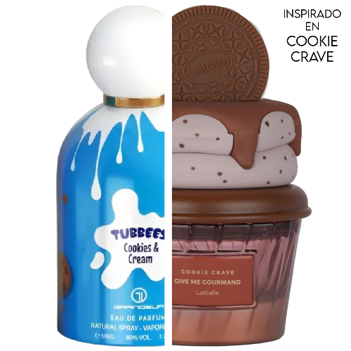 Tubbees Cookies & Cream EDP 50 ML Unisex - Grandeur - (Inspirado en Cookie Crave)