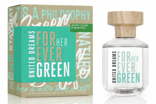 United Dreams Forever Green for Her EDT 80 ML -  Benetton