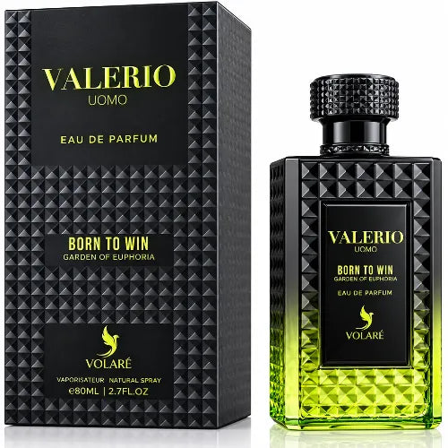 Valerio Uomo Born To Win Garden Of Euphoria 80 ML For Men - Volare (Inspirado Uomo Born in Roma Green Stravaganza)