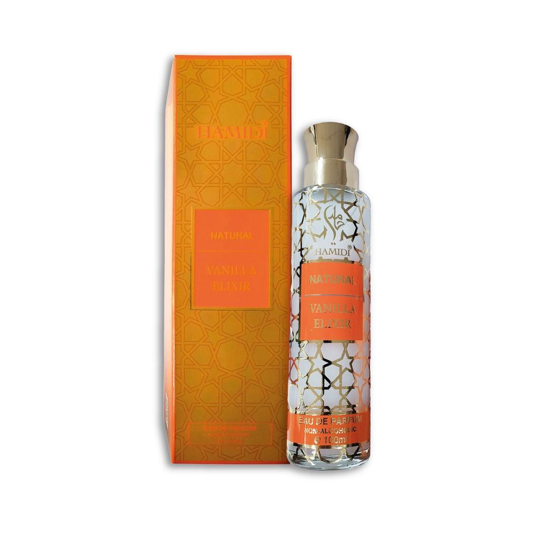 Vainilla Elixir Natural Water 100 ML Sin Alcohol - Hamidi