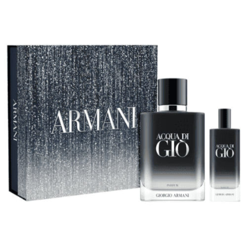 Acqua Di Gio Parfum 100 ML + 15 ML  set Recargable - Giorgio Armani