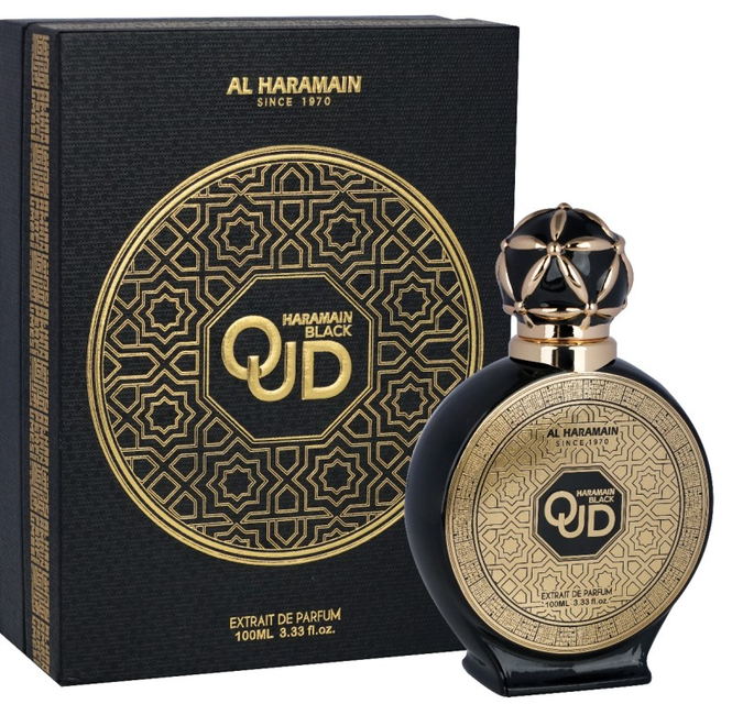 Al Haramain Black Oud Extrait de Parfum for Men 100 ML - Al Haramain