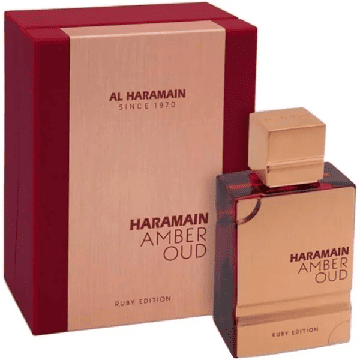 Haramain Amber Oud Ruby Edition EDP 60 ML Unisex - Al Haramain (Inspirado en Baccarat Rouge 540)