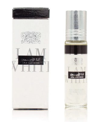 Ana Abiyedh Roll On Perfume Oil For Women 10 ML - Ard Al Zaafaran (Aceite Libre De Alcohol)