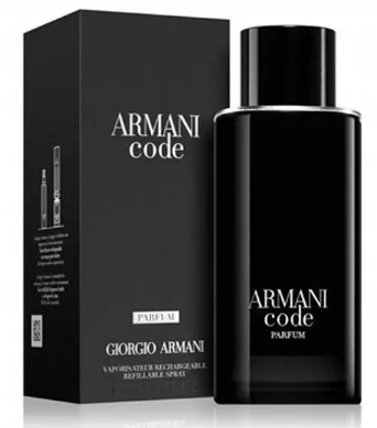 Armani Code Parfum 125 ML para Hombre ( Recargable) - Armani