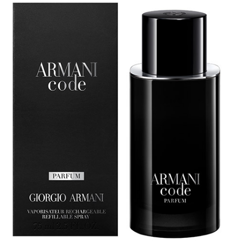 Armani Code Parfum 75 ML para Hombres (Recargable) - Armani
