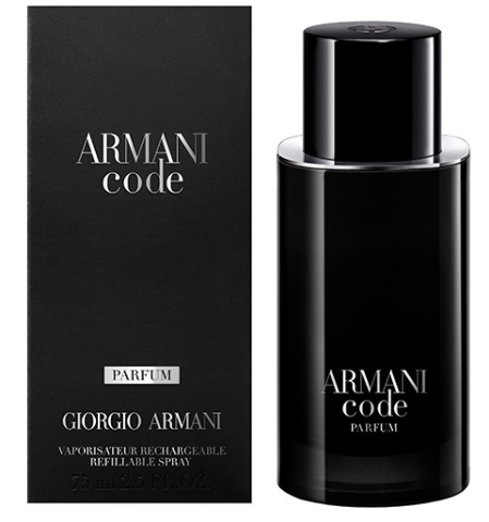 Armani Code Parfum 75 ML para Hombres ( Recargable) - Armani