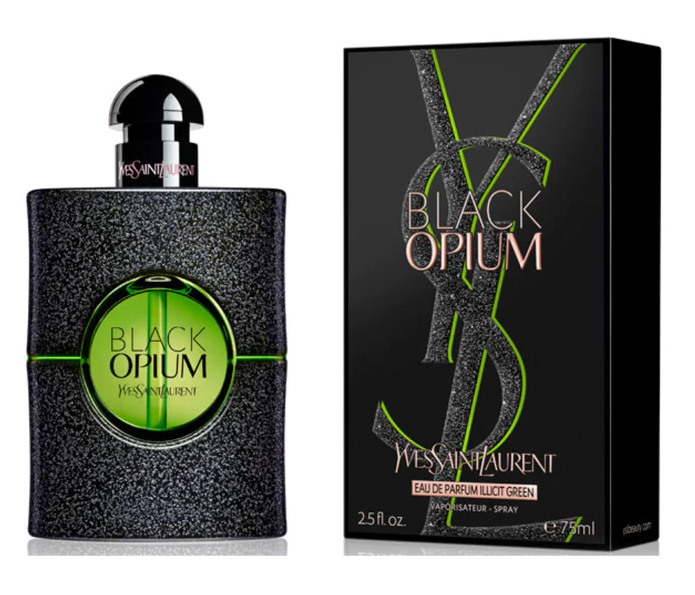 Black Opium EDP Illicit Green 75 ML for Women  - Yves Saint Laurent