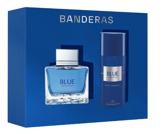 Blue Seduction For Men EDT 100 ML + Desodorante 150 ML  Estuche - Antonio Banderas