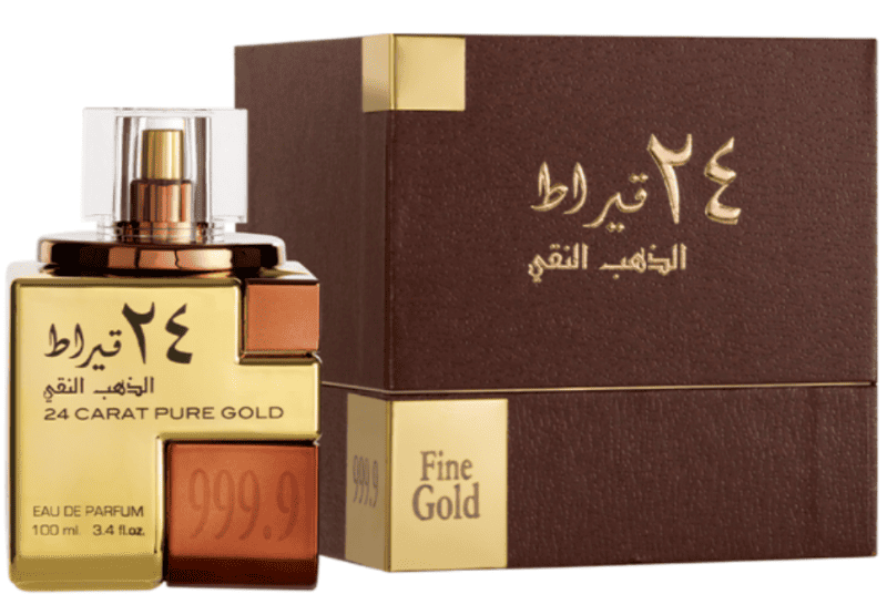 24 Carat Pure Gold Unisex EDP 100 ML - Lattafa - (Inspirado en Nepal Aoud)