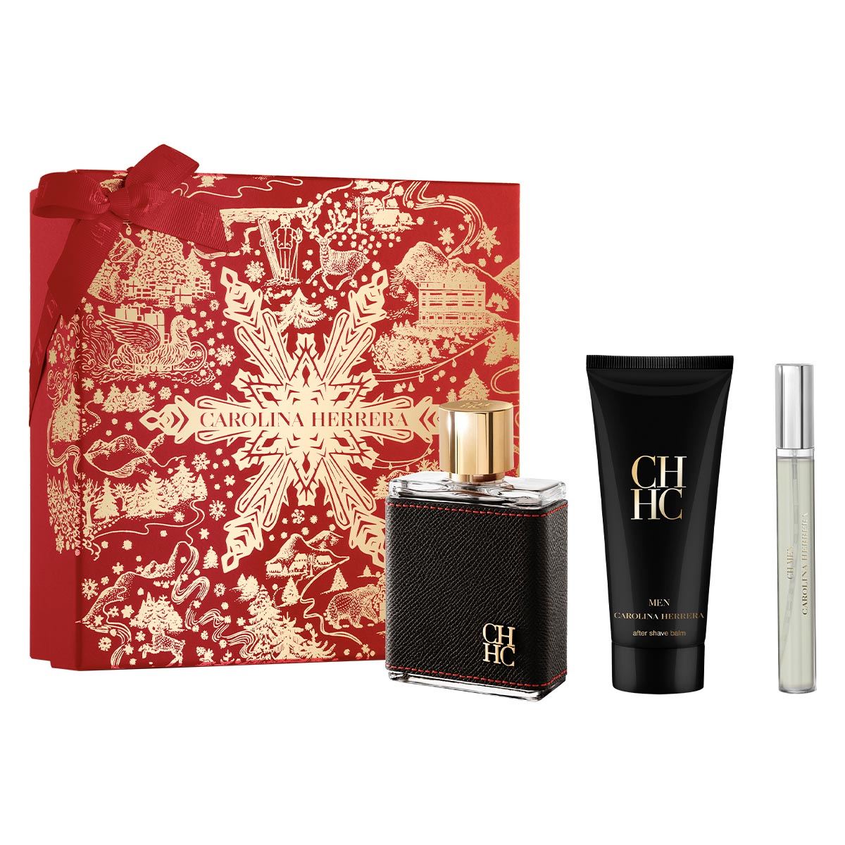 CH Men EDT 100 ML + Travel EDT 10 ML + After Shave 100 ML  Estuche - Carolina Herrera