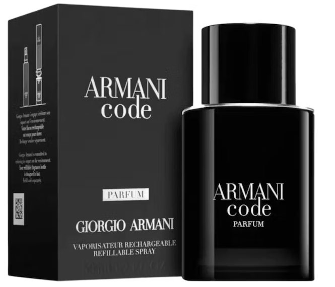Armani Code Parfum 50 ML for Men ( Recargable) - Armani