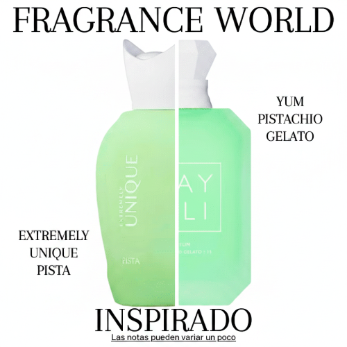 Extremely Unique Pista EDP 100 ML Unisex - Fragrance World - (Inspirado en Yum Pistachio Gelato)