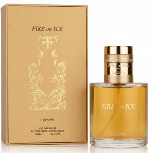 Fire on Ice EDP 110 ML Unisex - Lattafa - (Inspirado en Angels' Share Paradis)