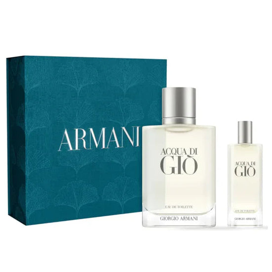 Acqua Di Gio Homme EDT 100 ML + 15 ML Set - Armani