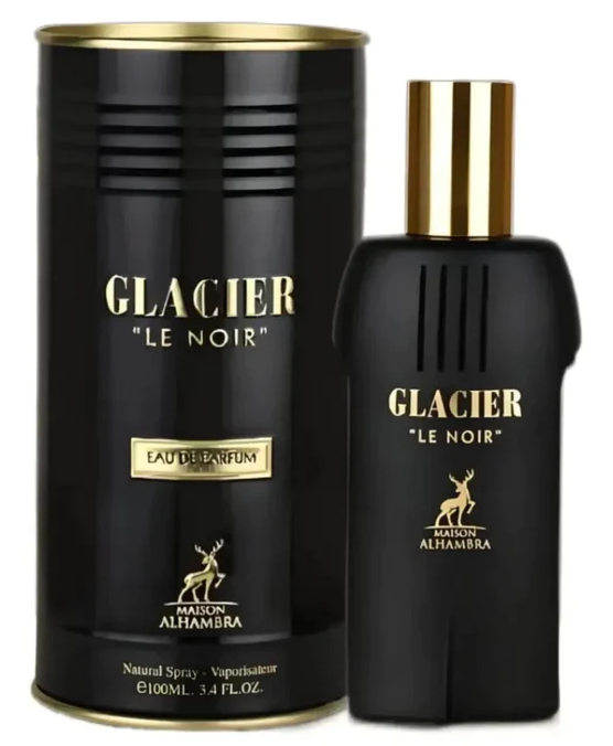 Glacier Le Noir EDP 100 ML For Men - Maison Alhambra - (Inspirado en Le Male Le Parfum)