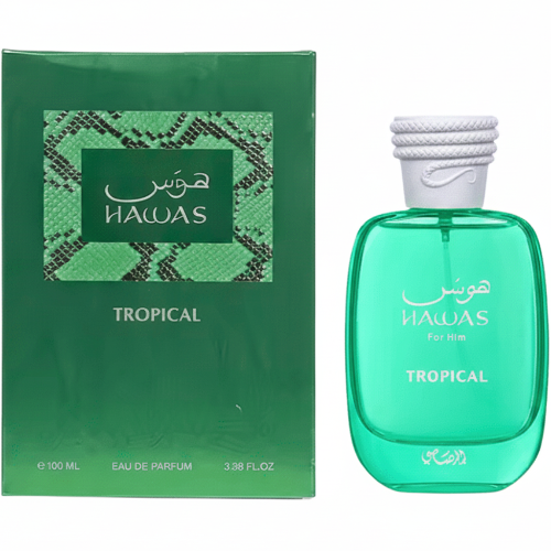 Hawas Tropical EDP 100 ML For Him  -  Rasasi - (Inspirado en Le Beau Paradise Garden)