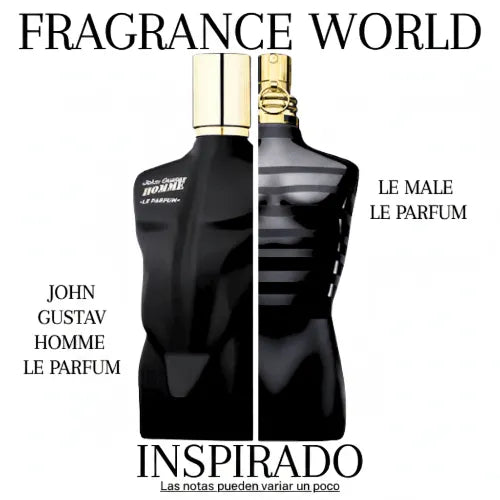John Gustav Homme Le Parfum EDP 100 ML -  Fragrance World - (Inspirado en Le Male Le Parfum)