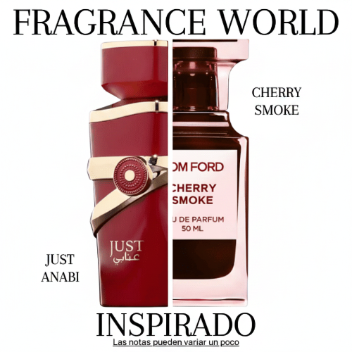 Just Anabi EDP 100 ML Unisex - Fragrance World - (Inspirado en Cherry Smoke)