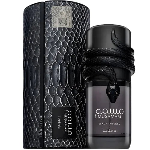 Musamam Black Intense EDP 100 ML Unisex - Lattafa - (Inspirado en Armani Code Profumo)