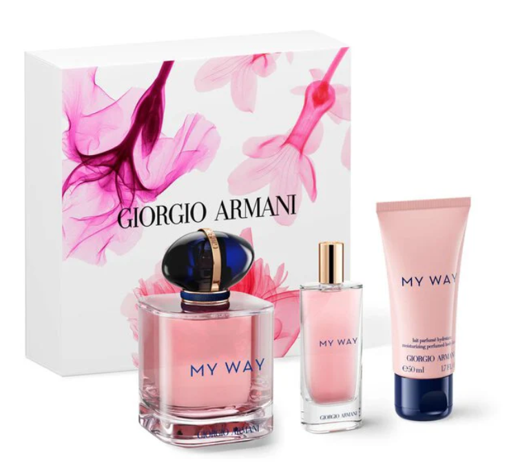 My Way EDP 90 ML + Body Lotion 50 ML + Travel 15 ML Estuche - Armani