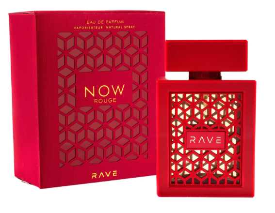 Now Rouge EDP 100 ML Unisex - Rave (Inspirado en Baccarat Rouge 540)