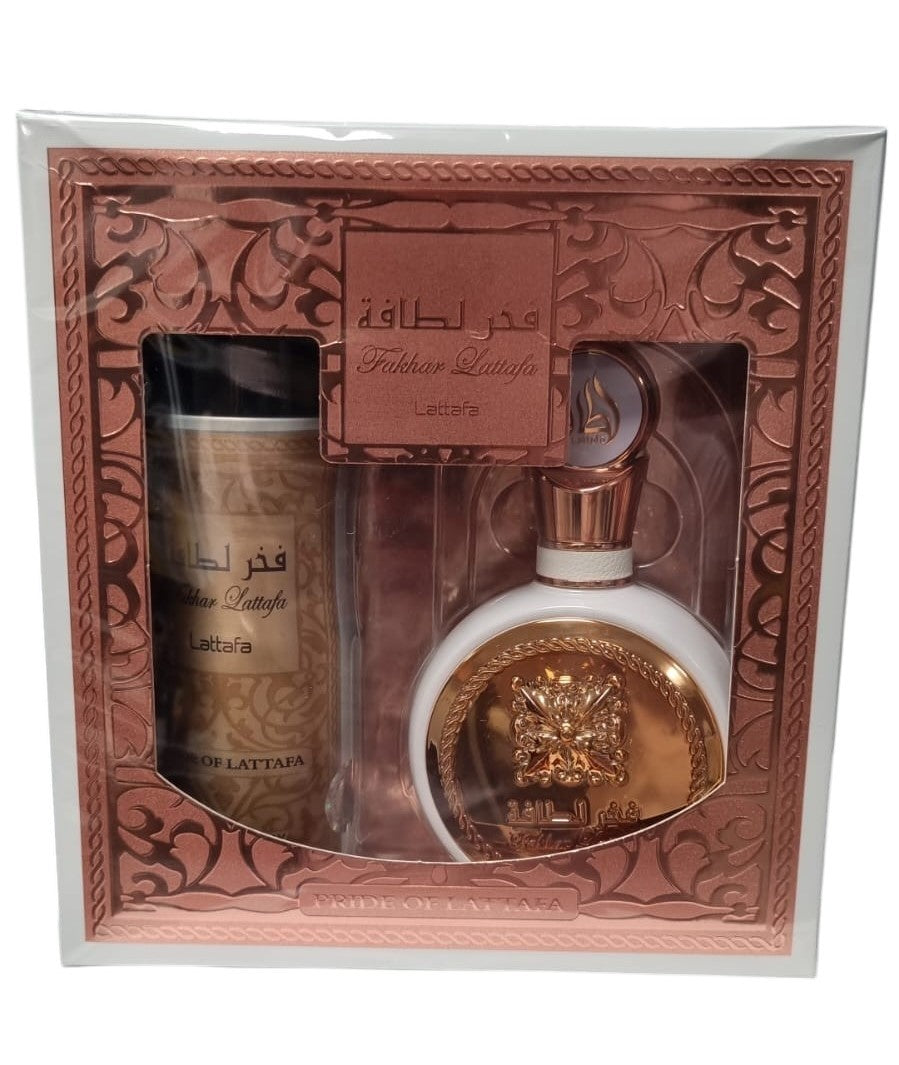 Fakhar Lattafa (Pride of Lattafa) EDP 100 ML + Deo 200 ML Set - Lattafa