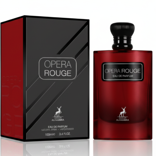 Opera Rouge EDP  100 ML Unisex - Maison Alhambra (Inspirado en Black Opium Over Red)