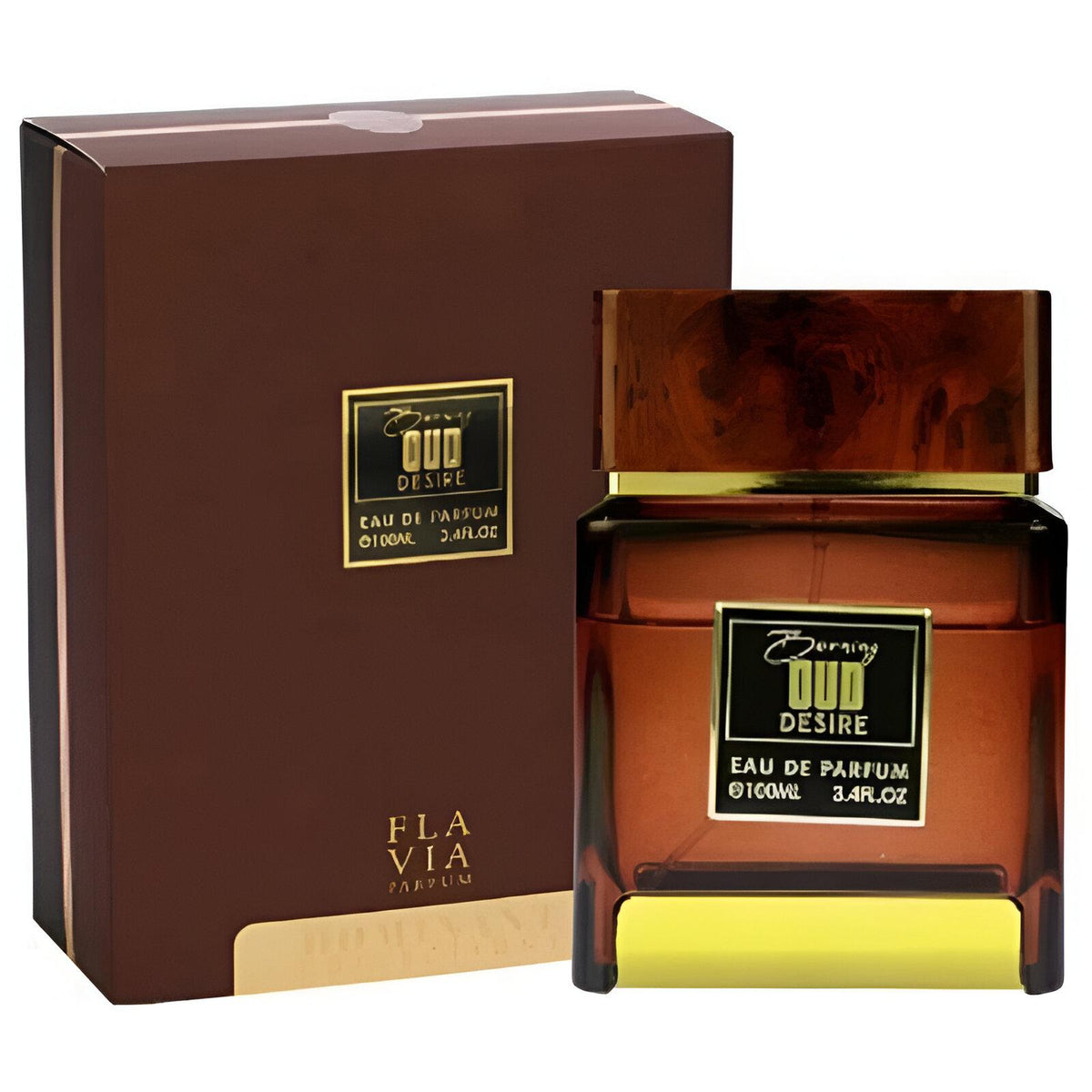 Burning Oud Desire EDP 100 ML Unisex - Flavia