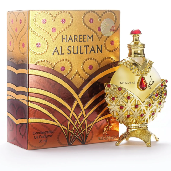 Khadlaj  Hareem Al Sultan Gold Concentrated Perfume Oil 35 ML  - Khadlaj