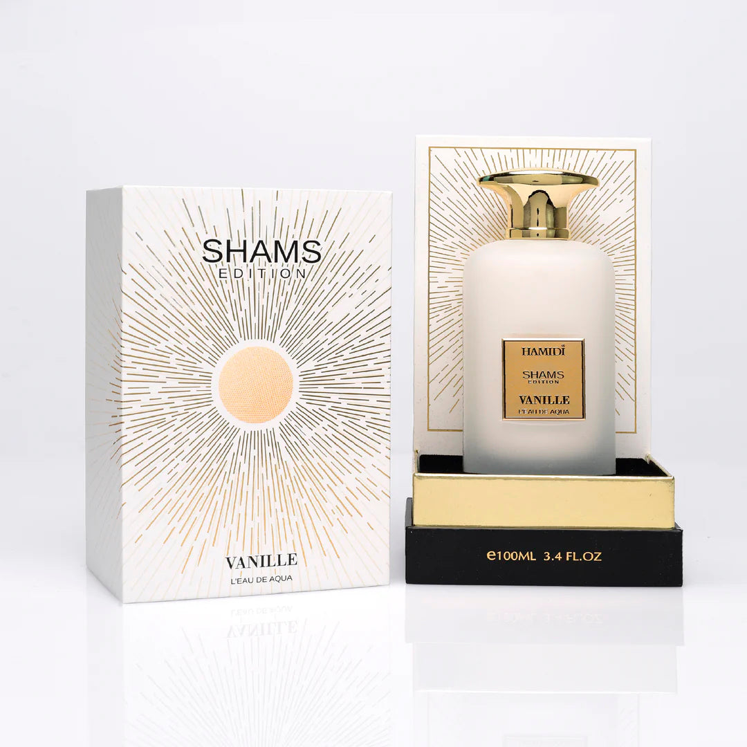 Shams Edition Vanille Leau de aqua EDP 100 ML Unisex - Hamidi