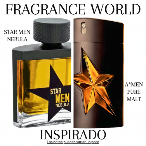 Star Men Nébula 100 ML - Fragrance World - (Inspirado en A*Men Pure Malt)