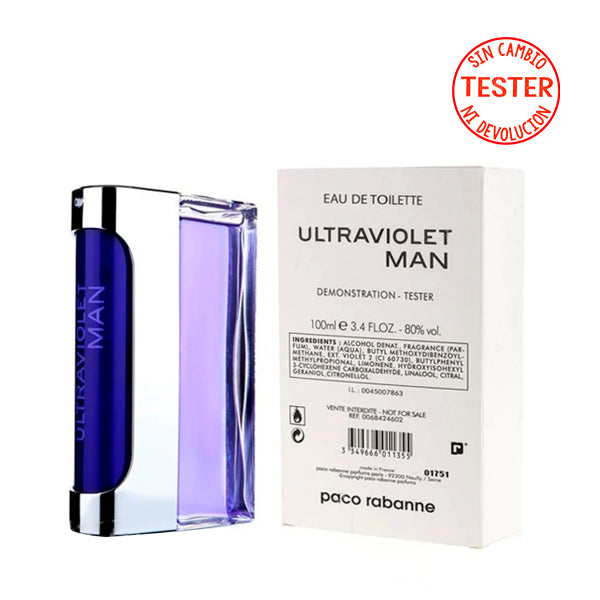 Ultraviolet Man EDT 100 ML Tester - Paco Rabanne