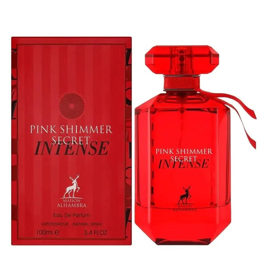 Pink Shimmer Secret intense 100 ML For Woman - Maison Alhambra